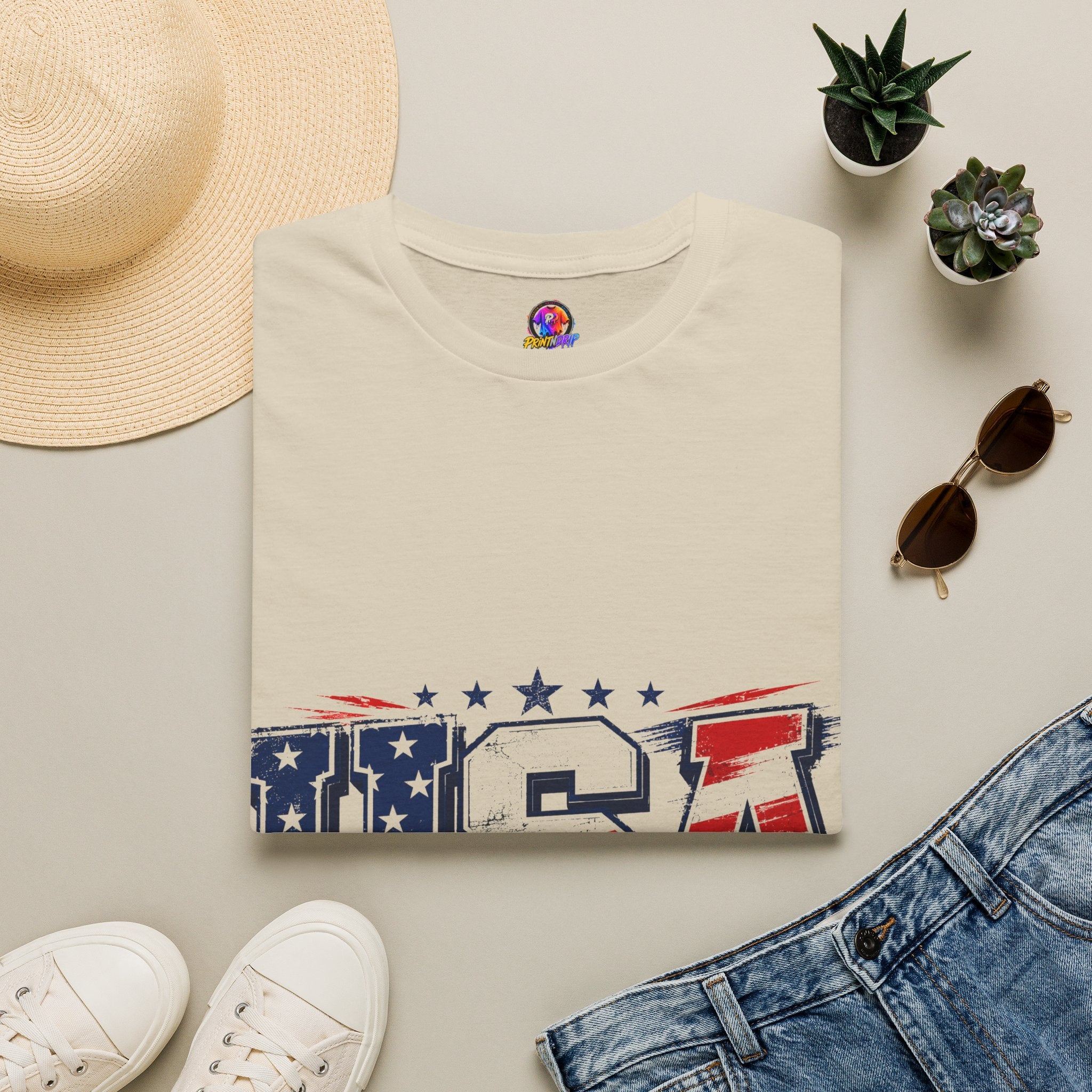 USA Flag Graphic T-Shirt — Patriotic American Pride Tee