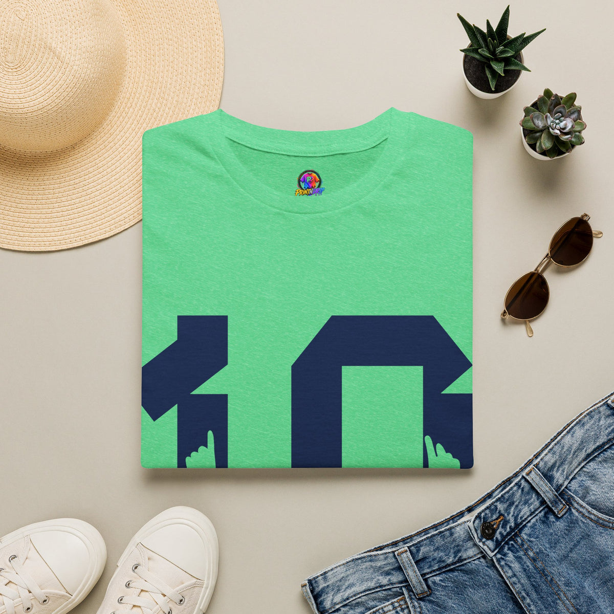 Number 10 Jersey T-Shirt — Retro Athletic Graphic Tee