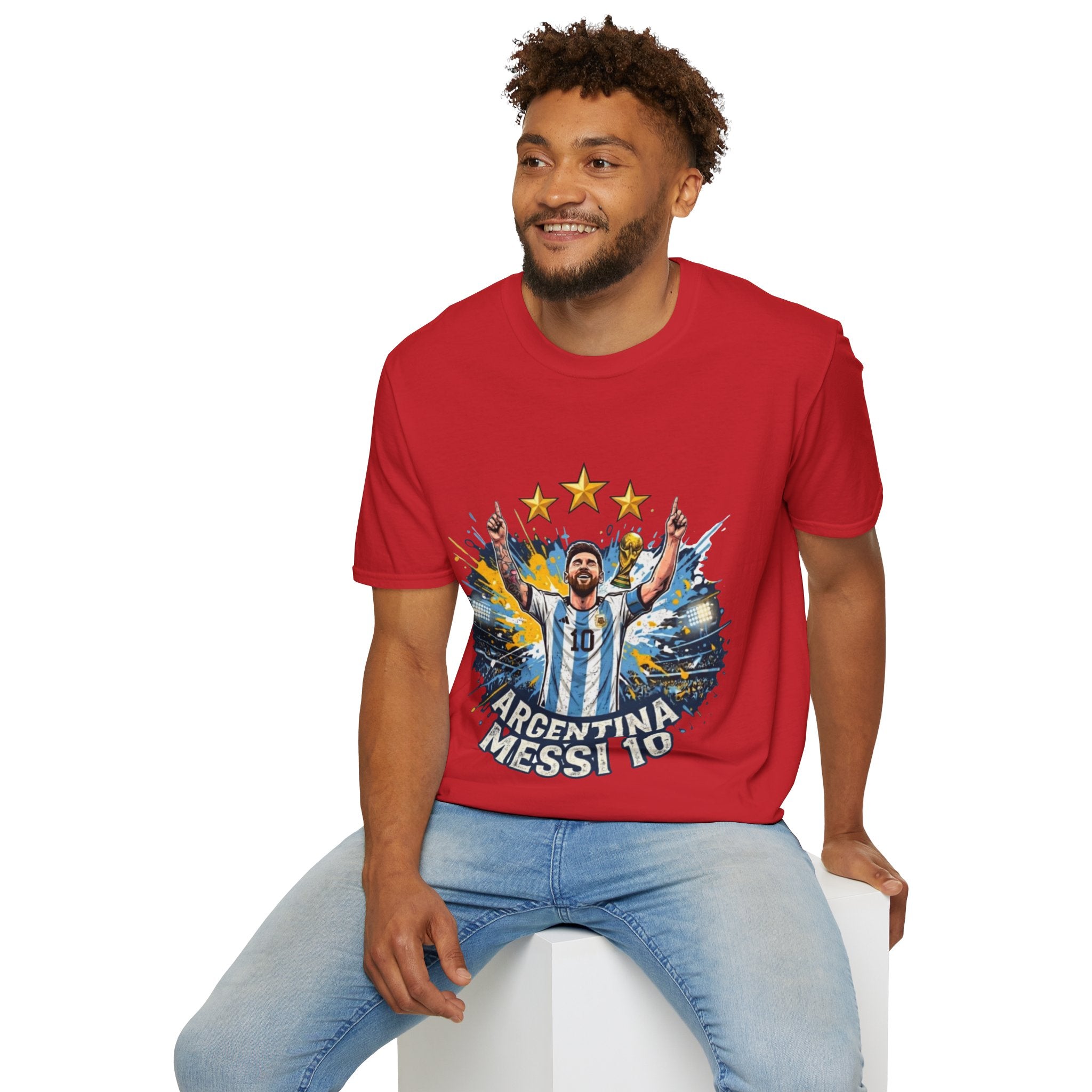 Argentina Messi Soccer T‑Shirt — World Cup Champion Fan Tee