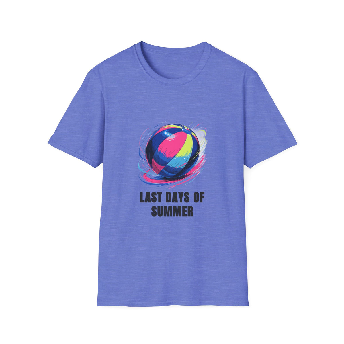 Last Days of Summer T-Shirt — Colorful Beach Ball Graphic Tee - Trending Now - August 2026
