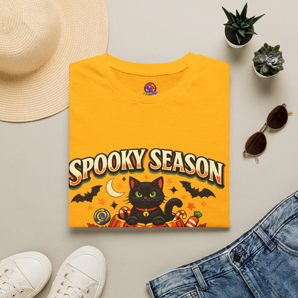 Halloween Spooky Season Unisex Softstyle T-Shirt