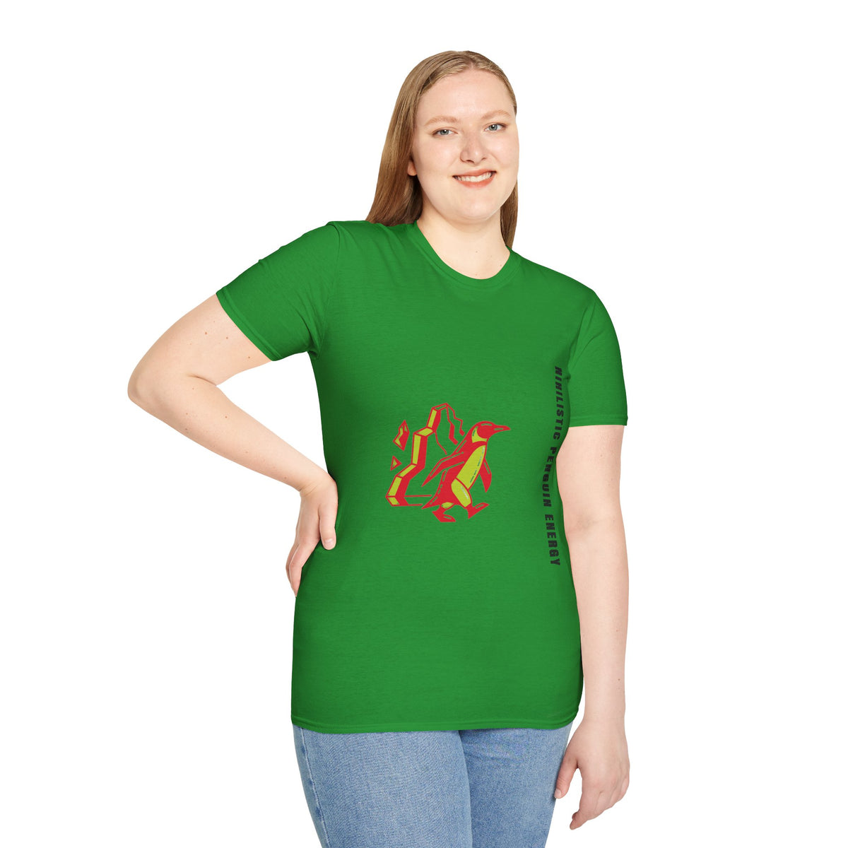 Penguin Mountains T-Shirt — Stylized Colorblock Penguin Graphic Tee - Trending Now - September 2026