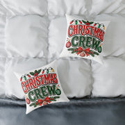 Christmas Crew Holiday Throw Pillow