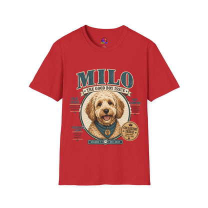 Milo 'The Good Boy Issue' T-Shirt — Cute Dog Portrait Tee