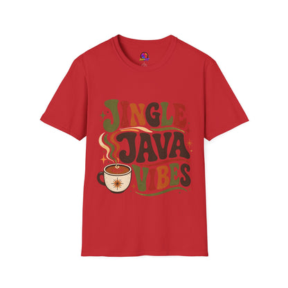Retro "Jingle Java Vibes" T-Shirt