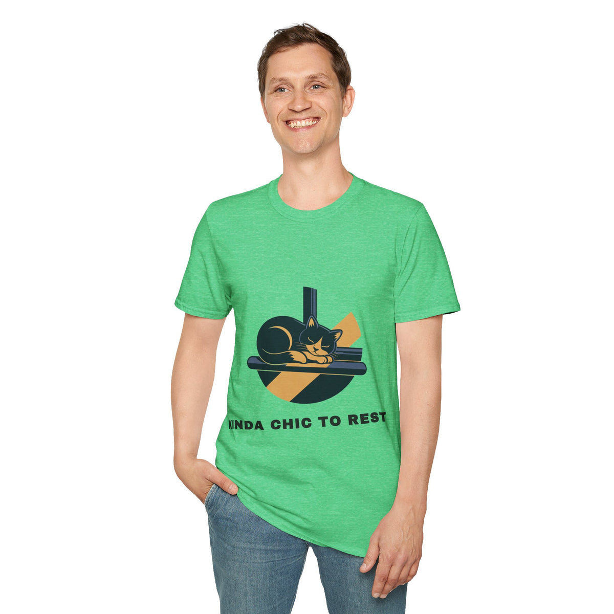 Cat Resting T-Shirt — "Kinda Chic to Rest" Graphic Tee - Trending Now - September 2026