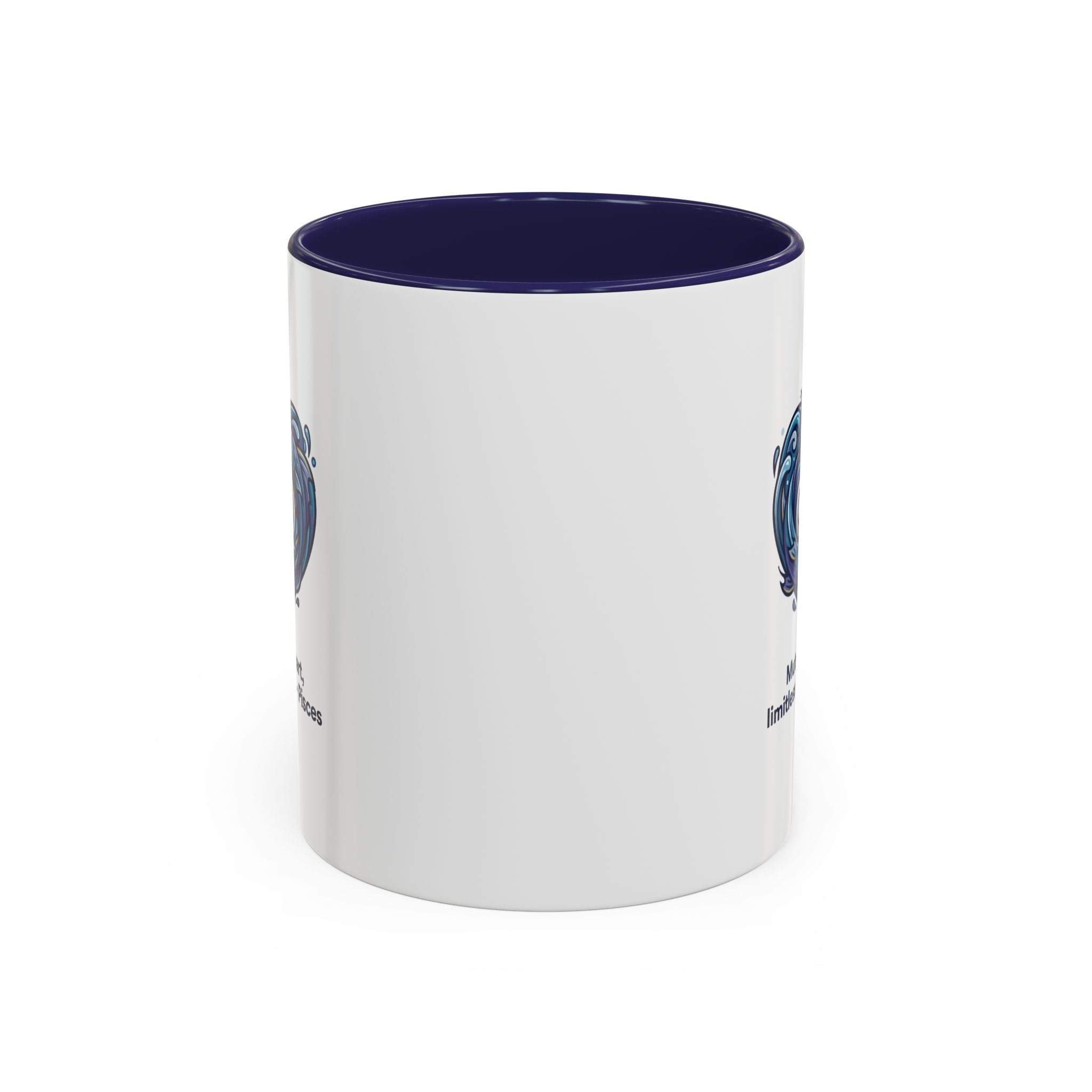 Pisces Heart Coffee Mug — "Mutable heart, limitless love" Zodiac Gift