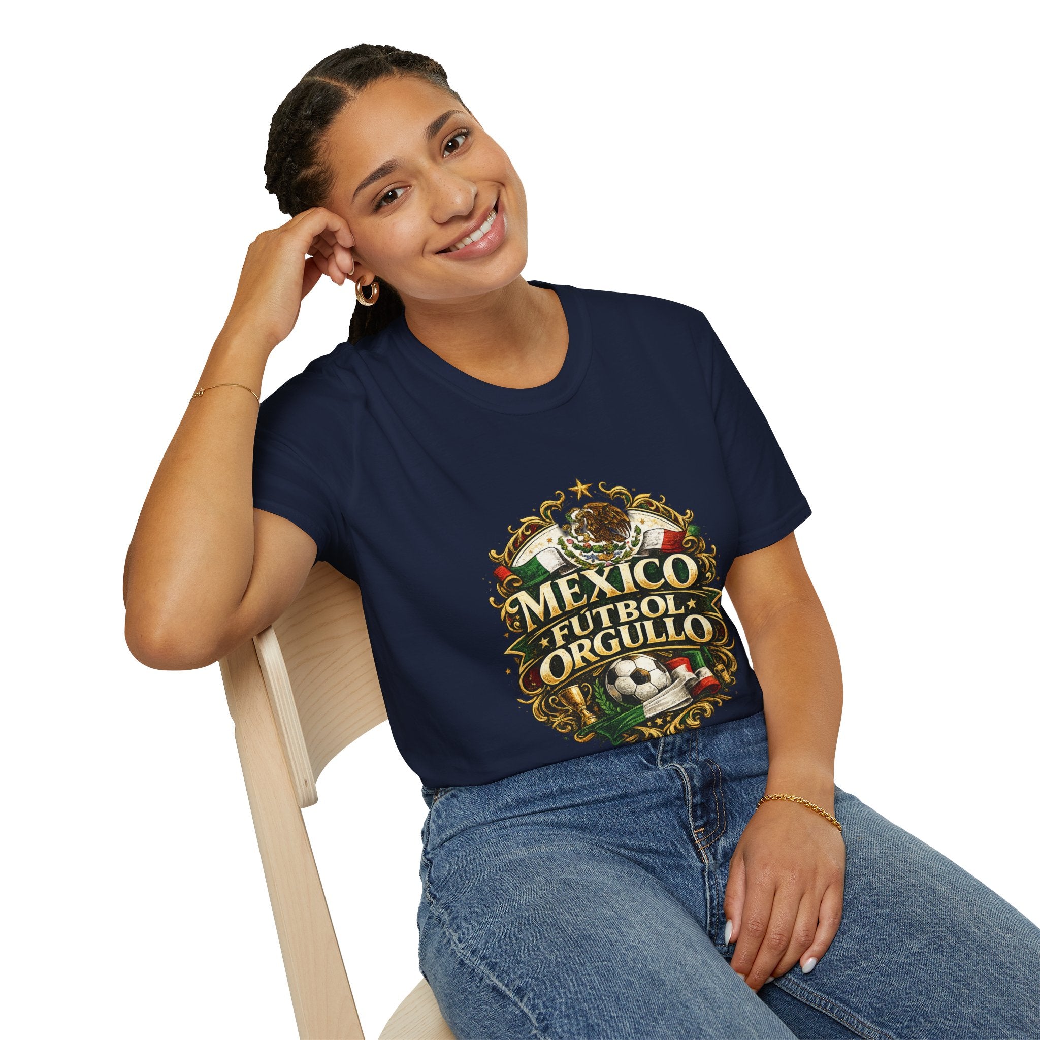 Mexico Fútbol Orgullo T-Shirt — Mexican Soccer Pride Graphic Tee