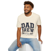Dad Crew T-Shirt — Vintage Collegiate "DAD CREW" Father's Day Tee
