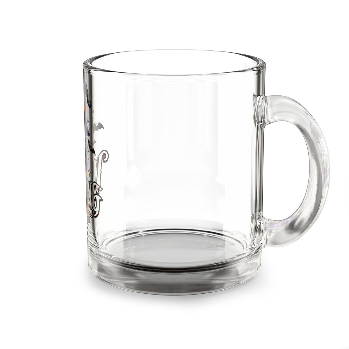 Glass Mug — Witching Hour Halloween 10oz Glass Coffee Cup