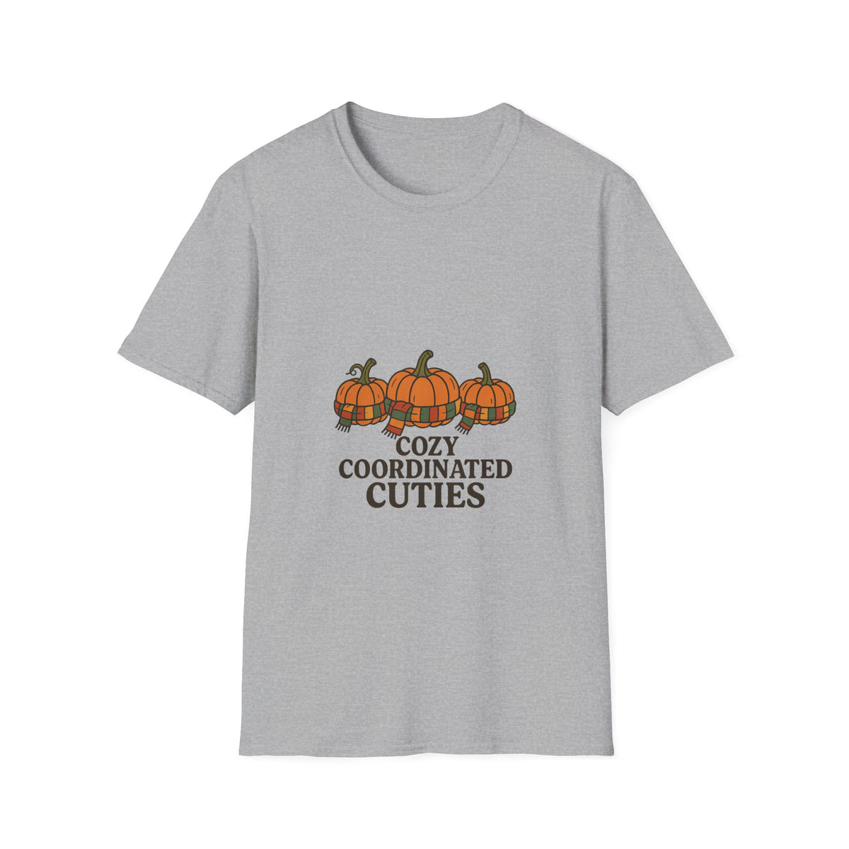 Cozy Coordinated Cuties Pumpkin Fall T-Shirt - Trending Now - October 2026