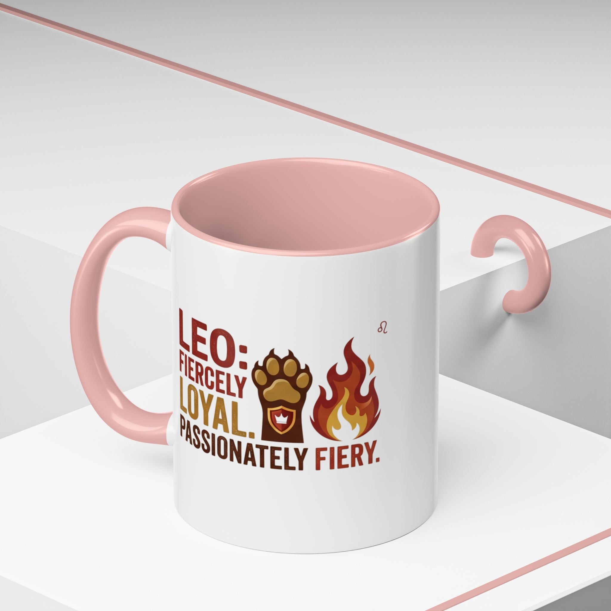 Leo Zodiac Coffee Mug – Fiercely Loyal, Passionately Fiery Accent Mug
