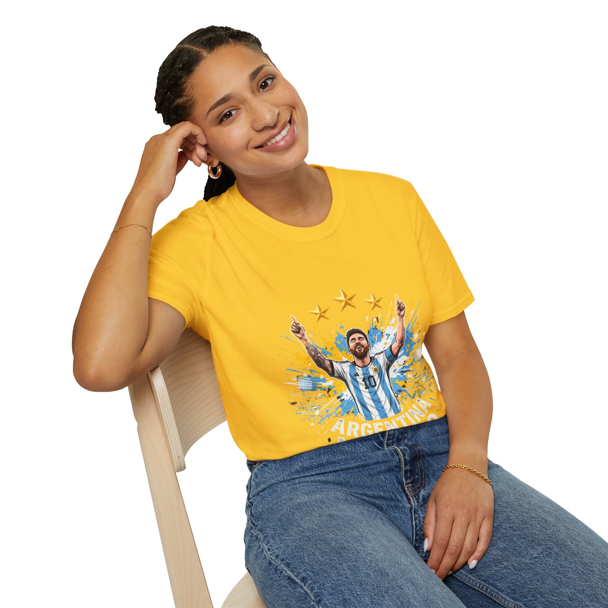 Argentina Messi  Soccer T‑Shirt — Argentina Messi 10 Fan Tee