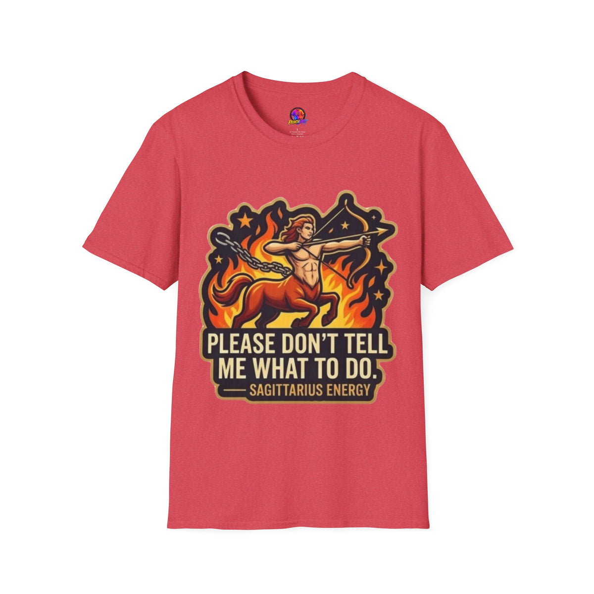 Sagittarius Archer T-Shirt — "Please Don't Tell Me What To Do" Zodiac Graphic