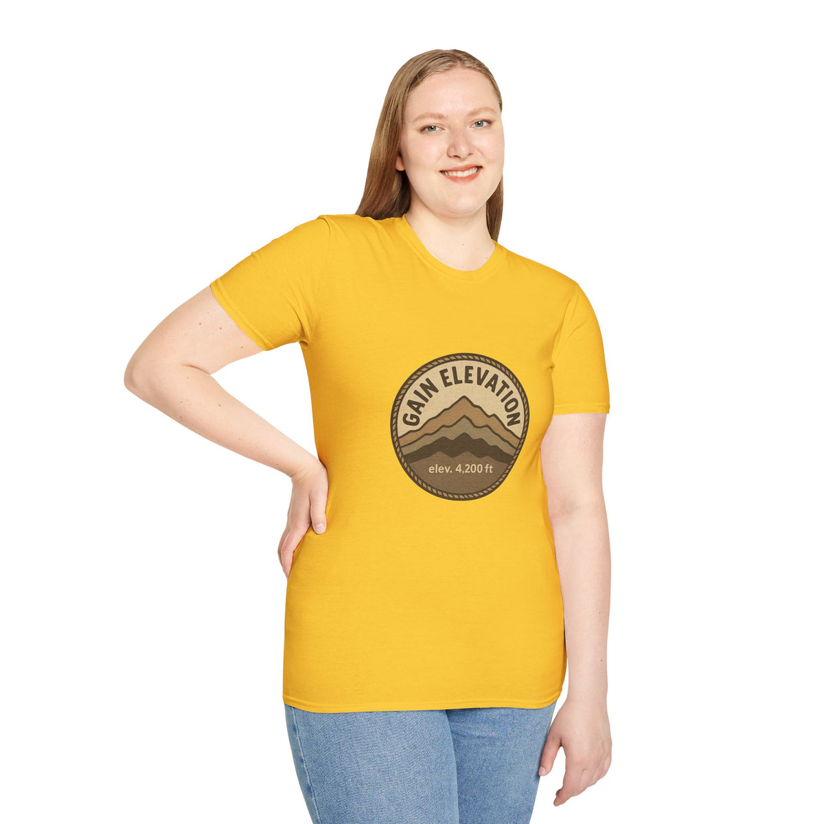 Mountain Elevation Badge T‑Shirt — Vintage Outdoor Adventure Tee - Trending Now - August 2026