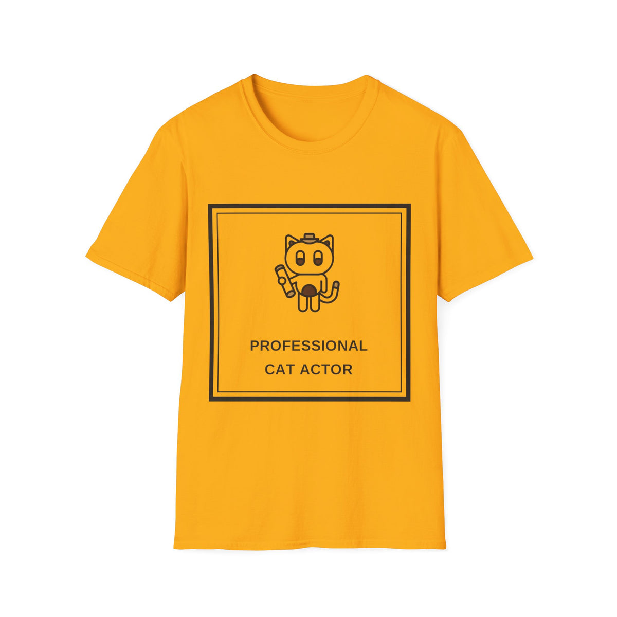 Cat T‑Shirt — "Professional Cat Actor" Cute Cartoon Tee - Trending Now - August 2026