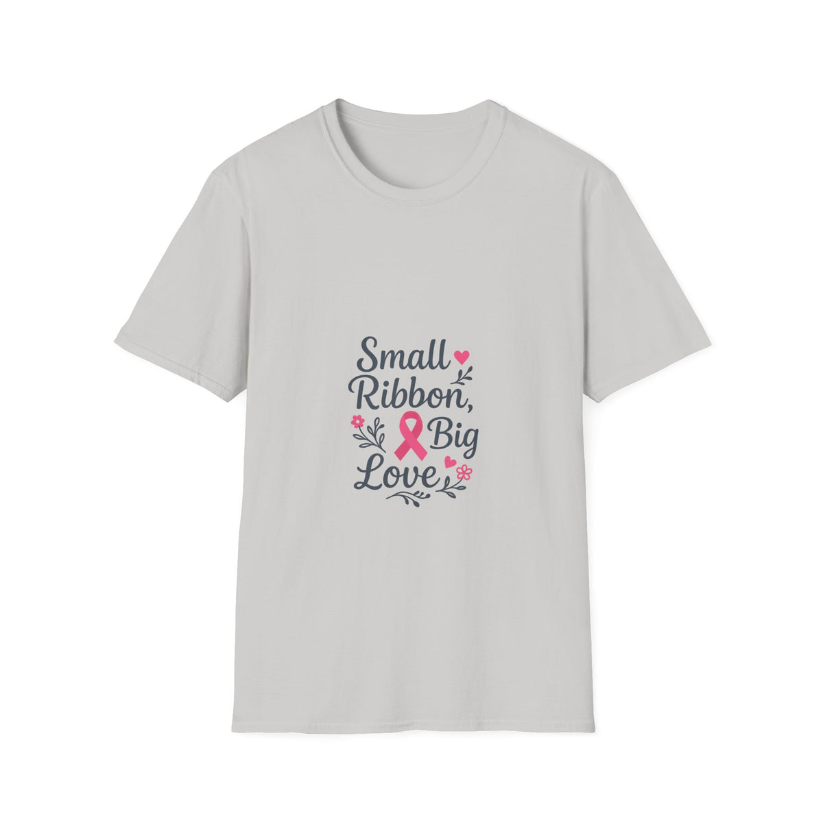 Breast Cancer Awareness T-Shirt – "Small Ribbon, Big Love" Pink Ribbon Tee - Trending Now - October 2026