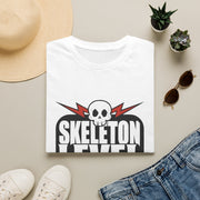 Skeleton Level Chaos Energy Skull Lightning Bolt T-Shirt - Edgy Alt Streetwear Graphic Tee - Trending Now - September 2026