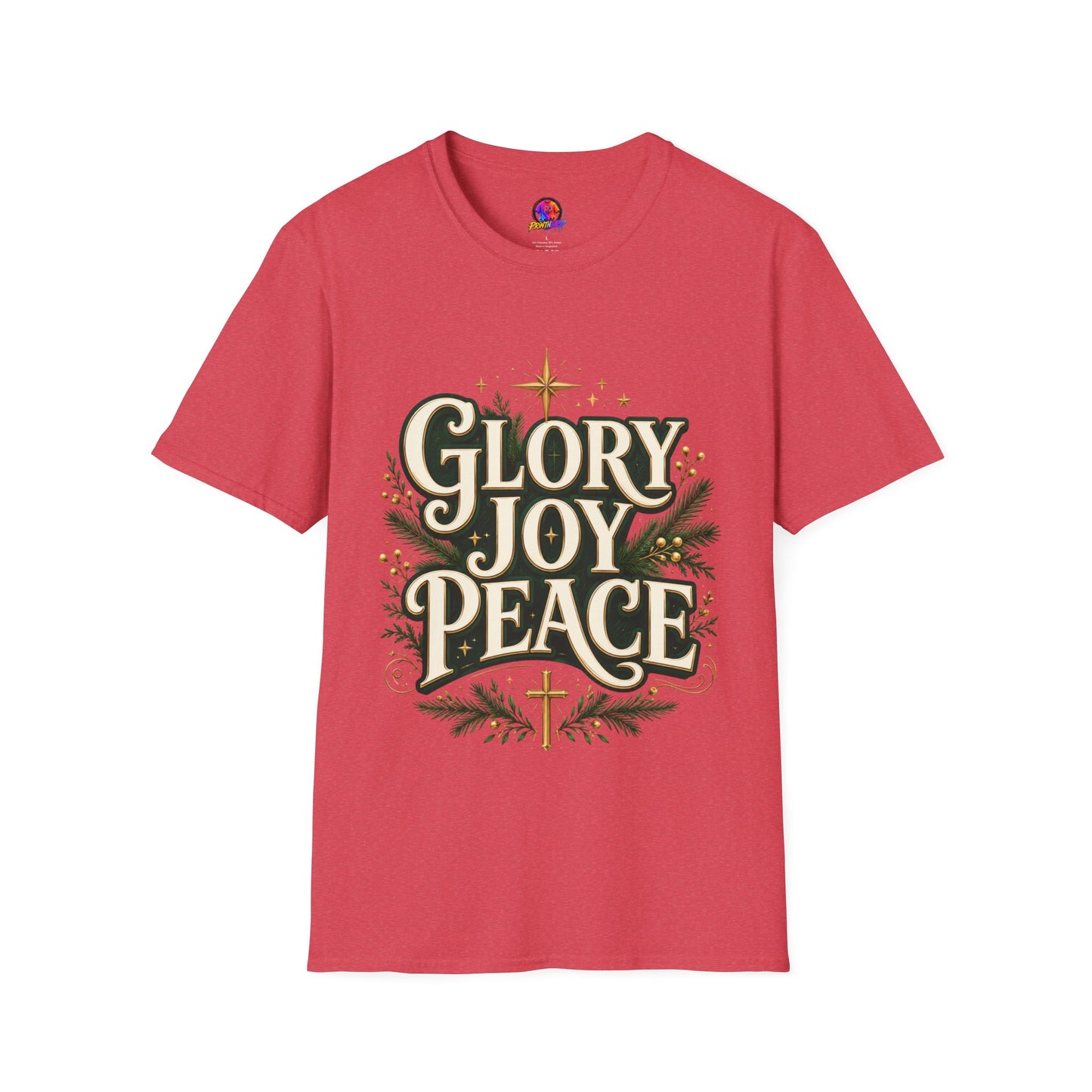 Glory Joy Peace Christmas T-Shirt
