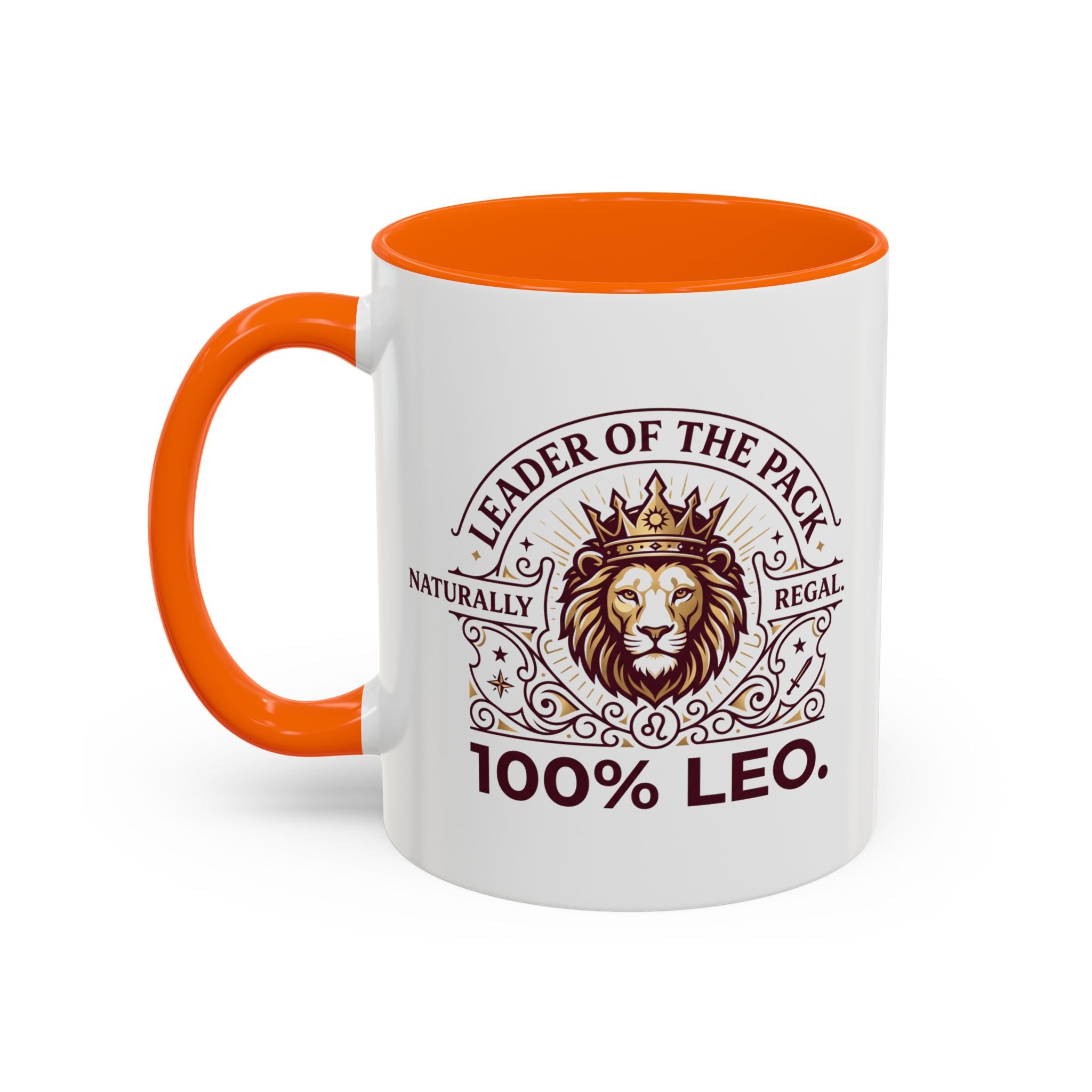 Leo Coffee Mug — 'Leader of the Pack' 100% Leo Zodiac Accent Mug