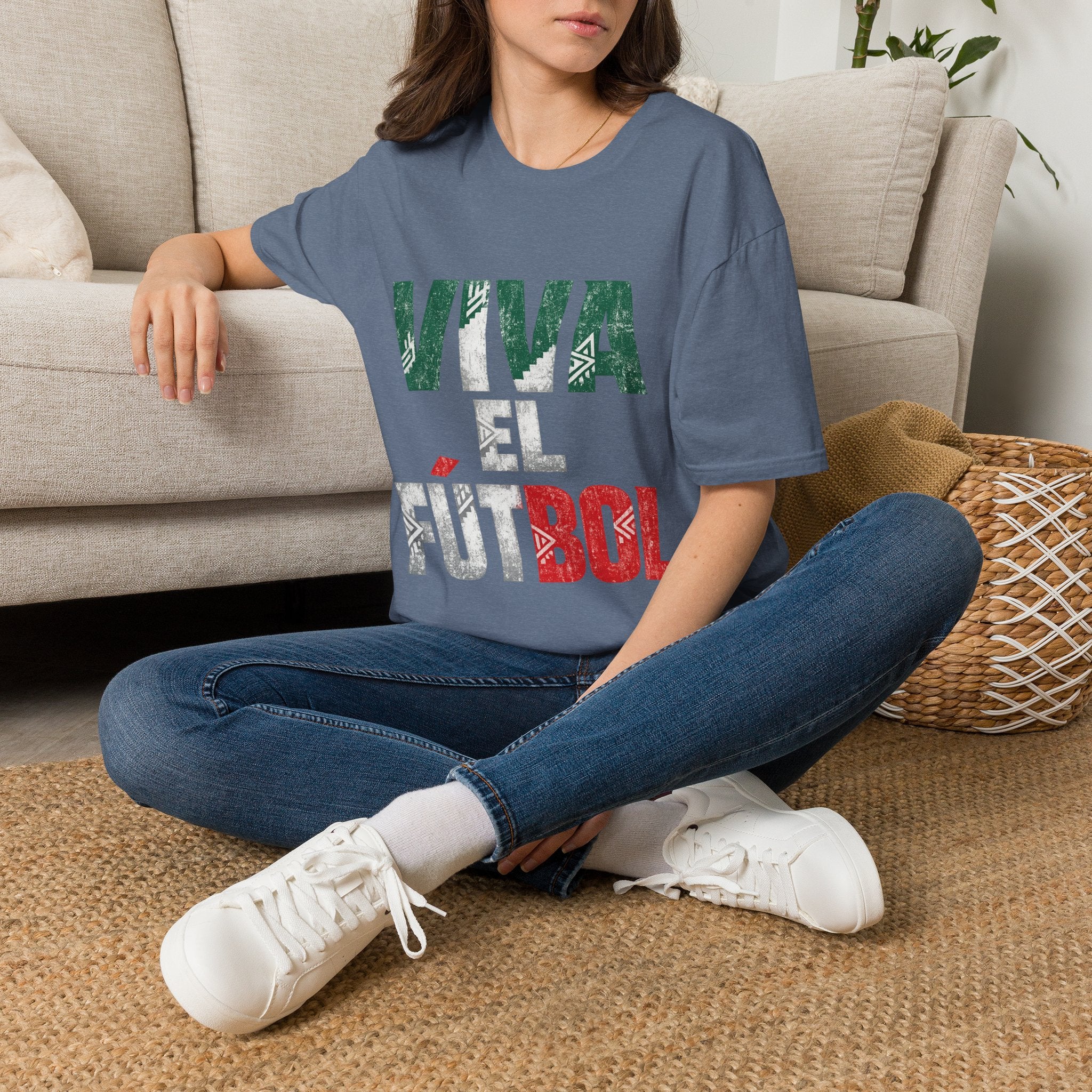 Mexico T-Shirt — "Viva El Fútbol" Mexican Soccer Graphic Tee
