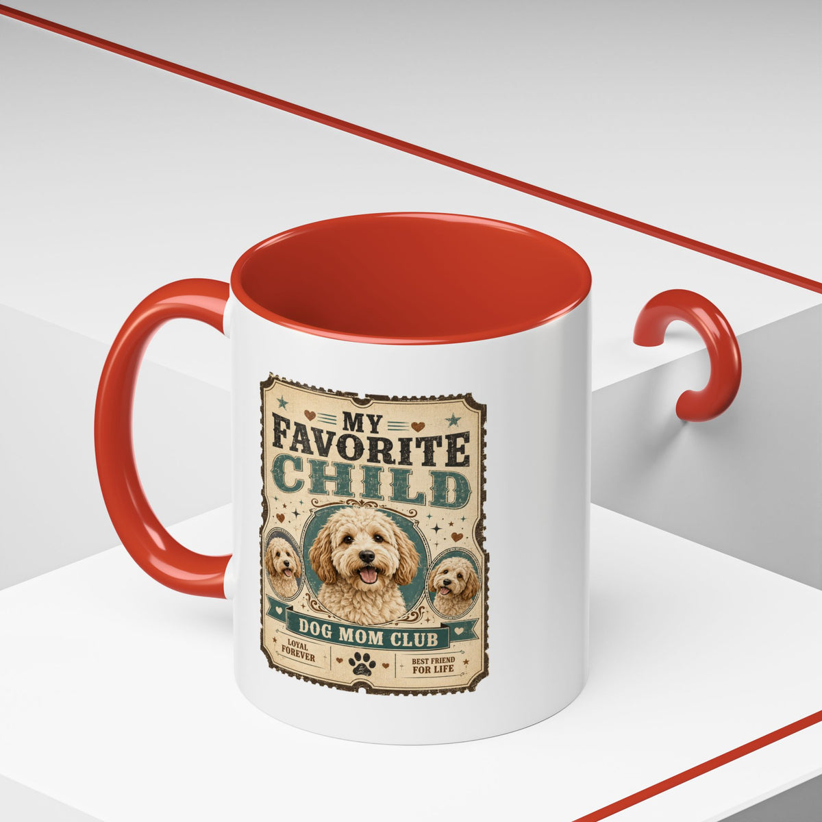 Milo Bailey Dog Dad Mom My Favorite Child Dog Mom Coffee Mug — Funny Dog Mom Gift