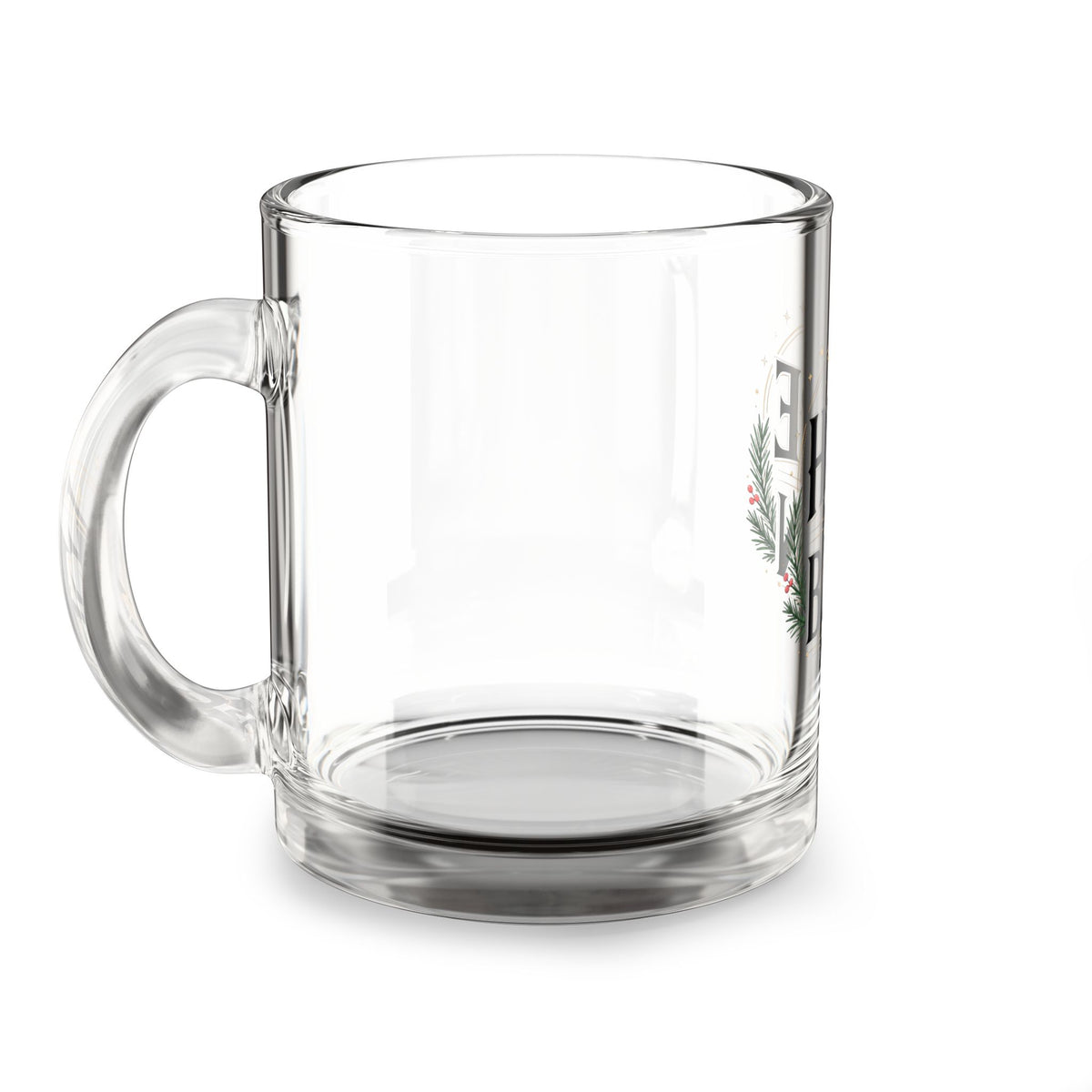 Christmas Glass Mug Hope Was Born Glass Mug — 10oz Christmas Nativity Coffee Cup