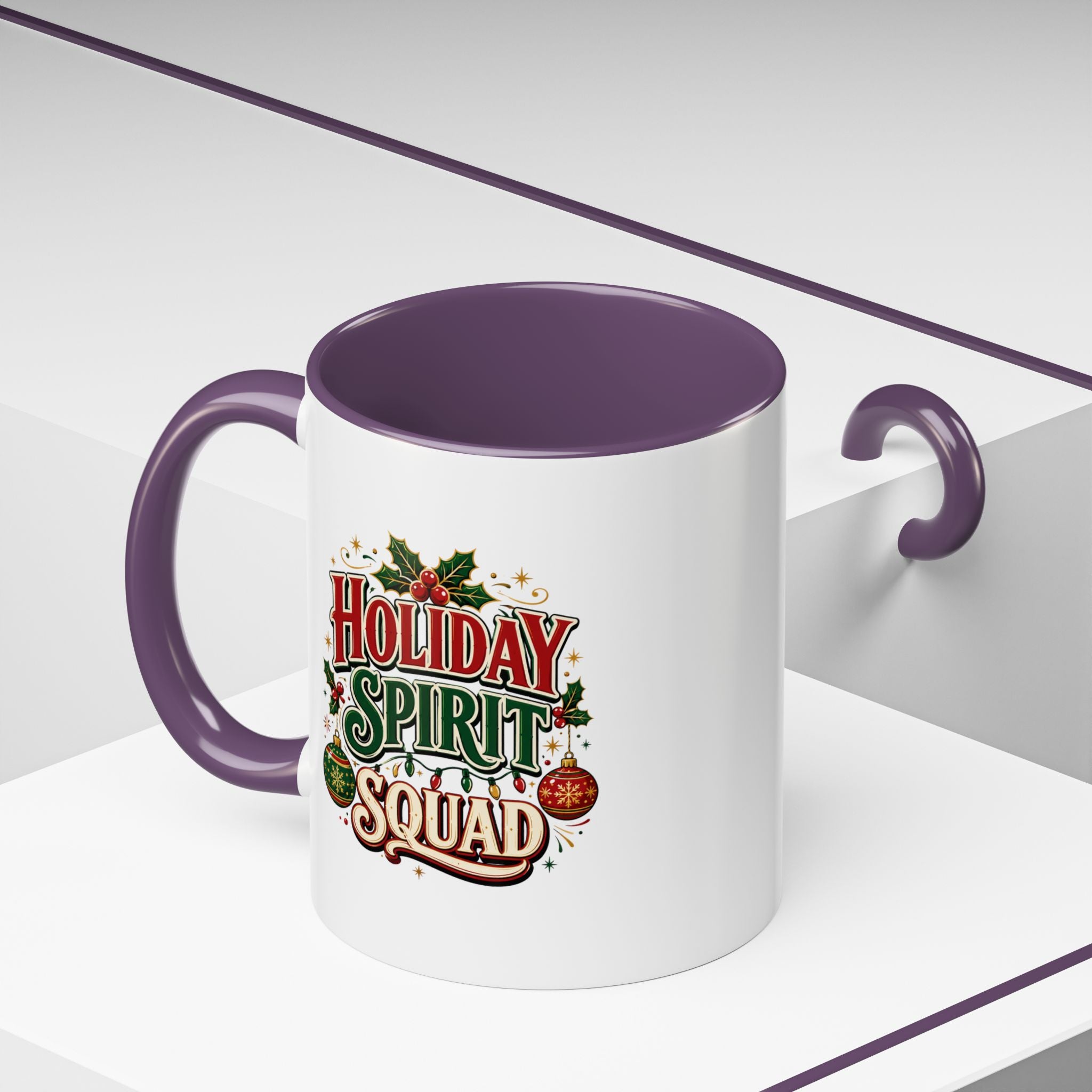 Accent Coffee Mug Holiday Spirit Squad
