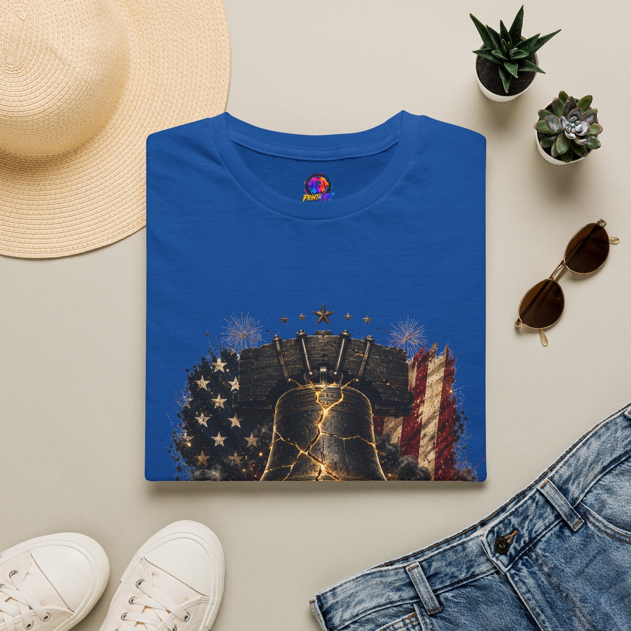 Liberty Has Scars T-Shirt — Vintage Liberty Bell Patriotic Tee