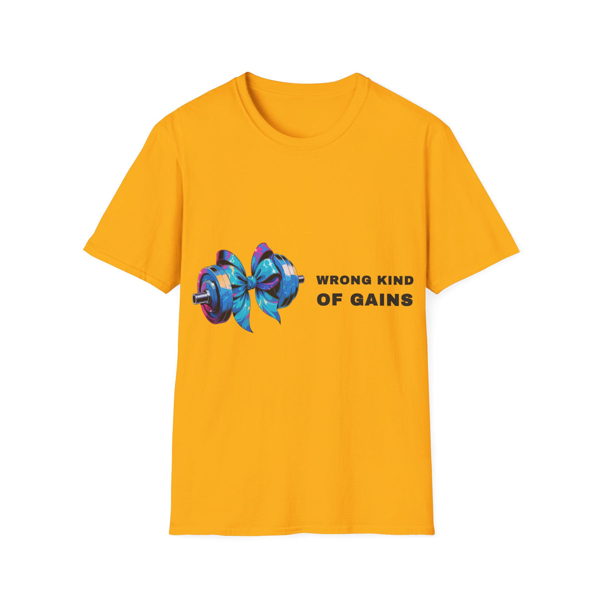 Gym Motivational T-Shirt — “Wrong Kind of Gains” Dumbbell Workout Tee - Trending Now - September 2026