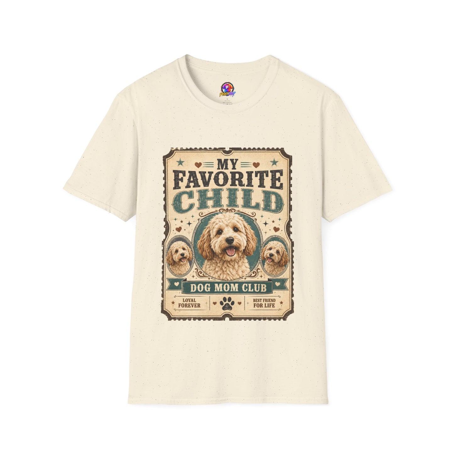 Favorite Child T-Shirt — "My Favorite Child" Dog Mom Club Vintage Tee