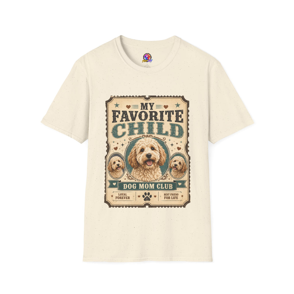 Favorite Child T-Shirt — "My Favorite Child" Dog Mom Club Vintage Tee