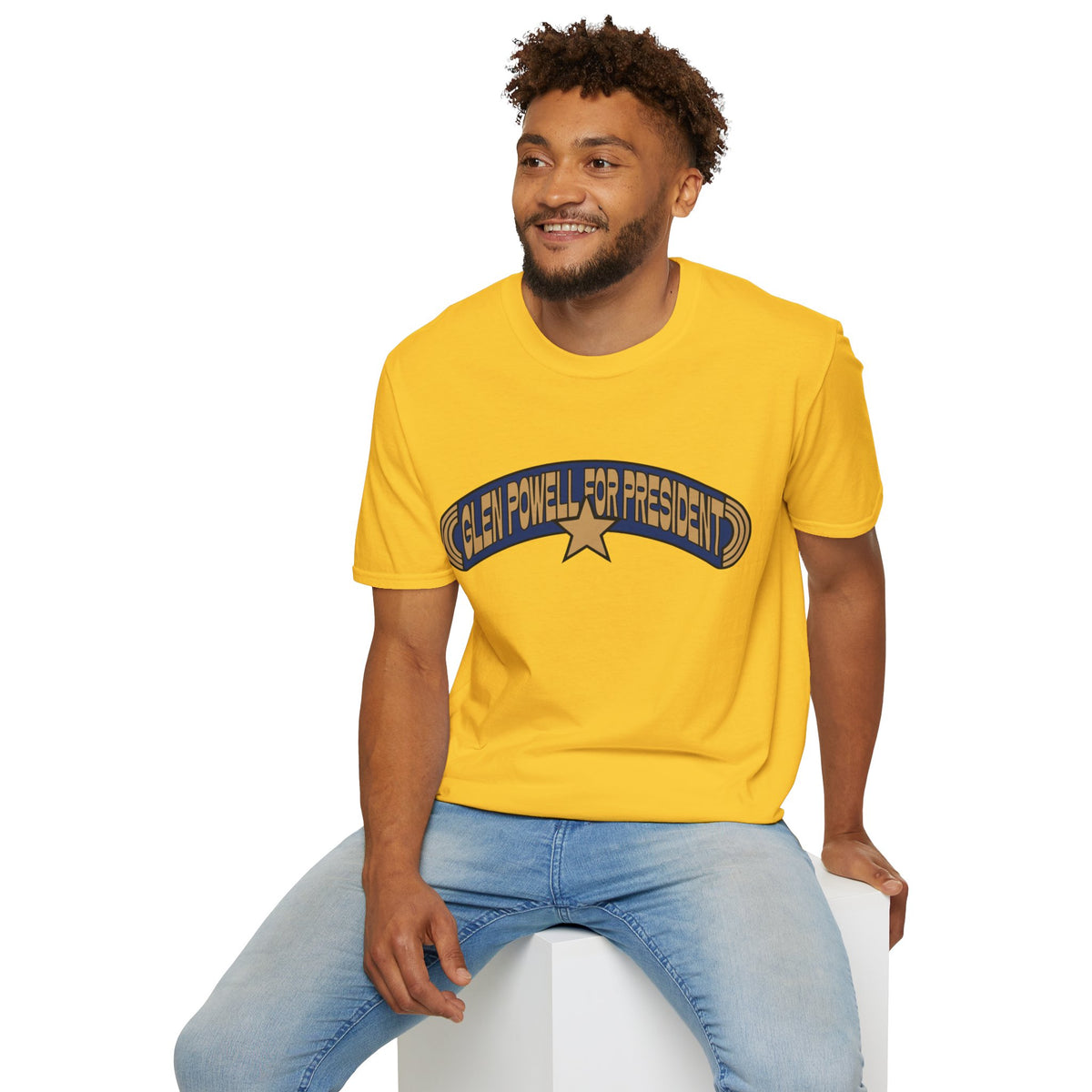 Graphic T-Shirt — Retro Banner "Free To Be Yourself" Design - Trending Now - August 2026