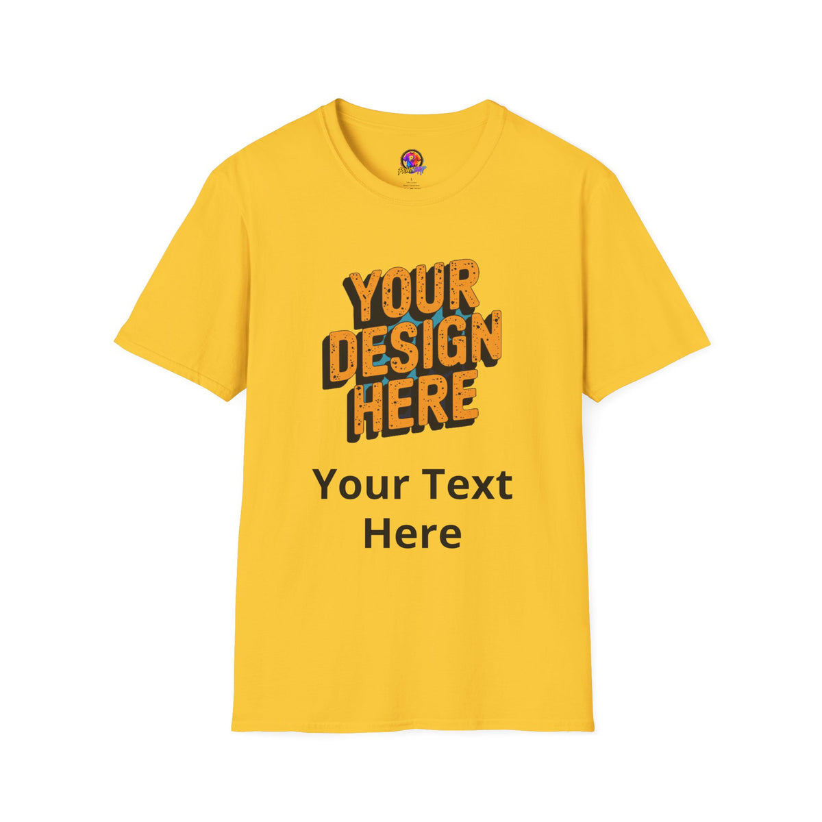 Unisex Softstyle T-Shirt - Personalize Your Own T-Shirt With Choice Of Your Colors And Designs