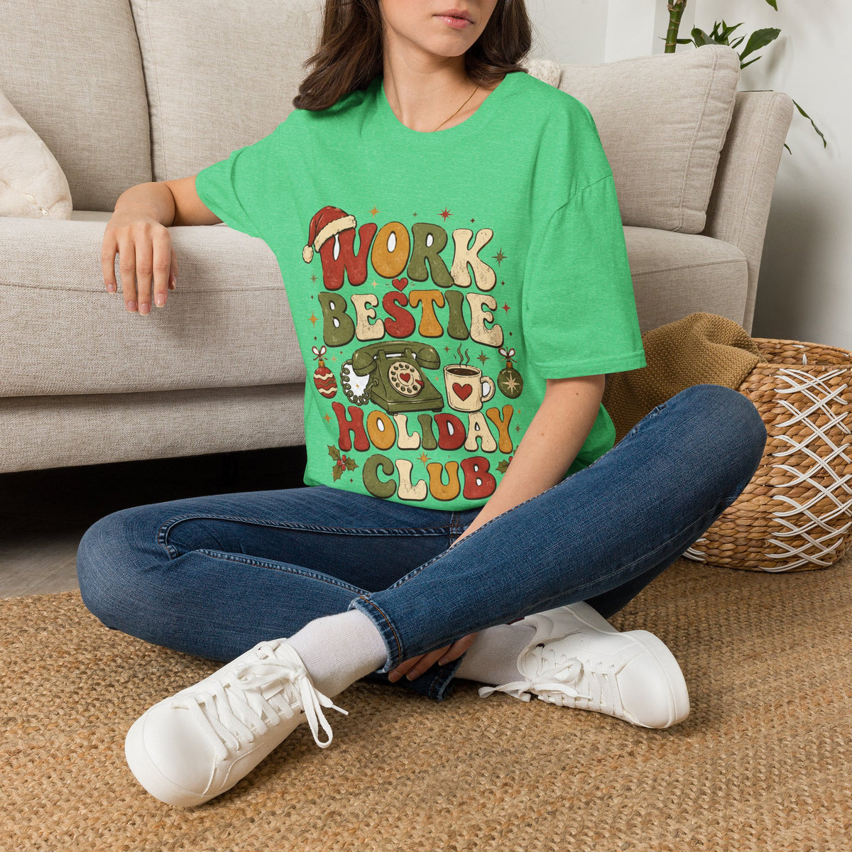 Work Bestie Holiday Club T-Shirt