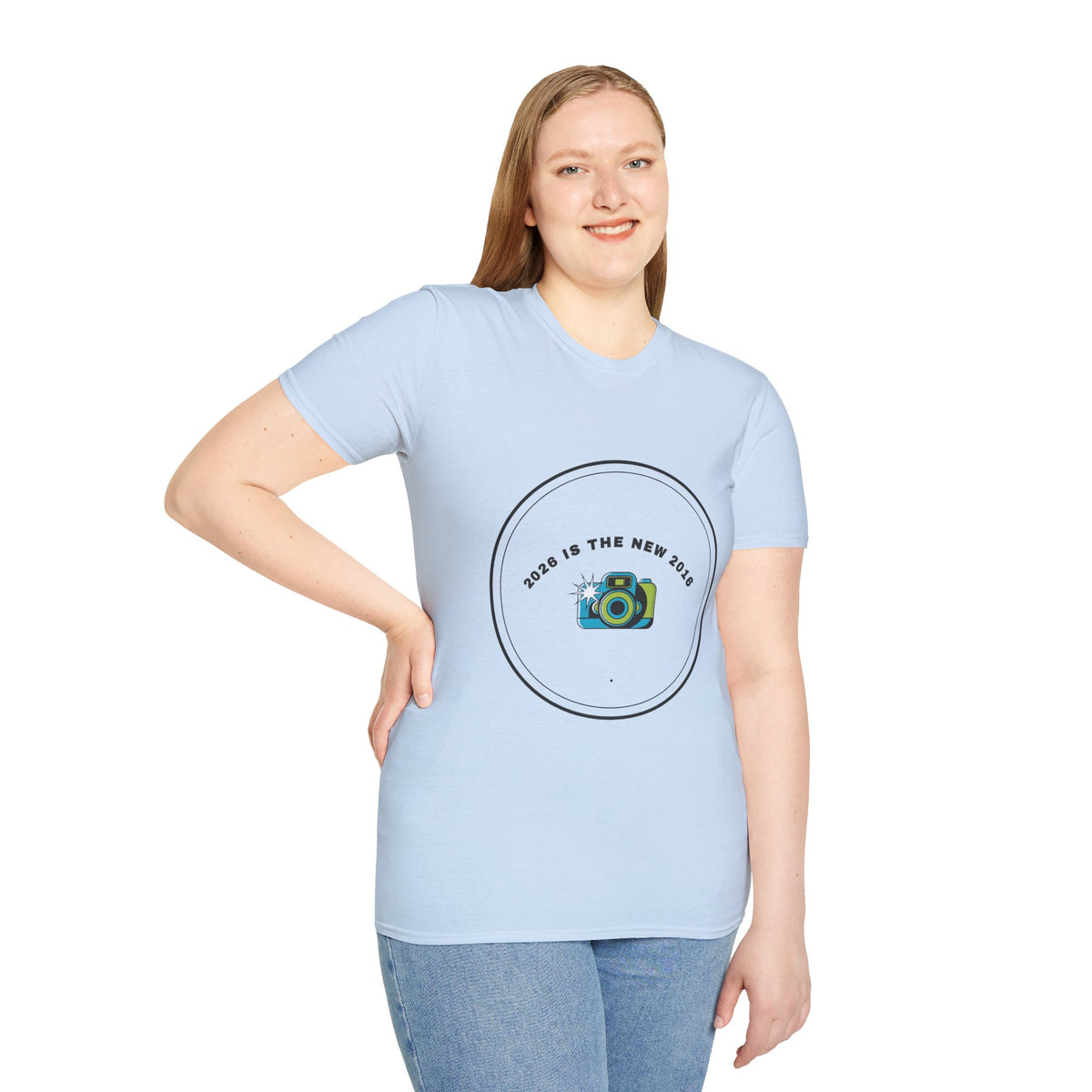 2026 Is The New 2018 T-Shirt — Vintage Camera Graphic Tee - Trending Now - September 2026