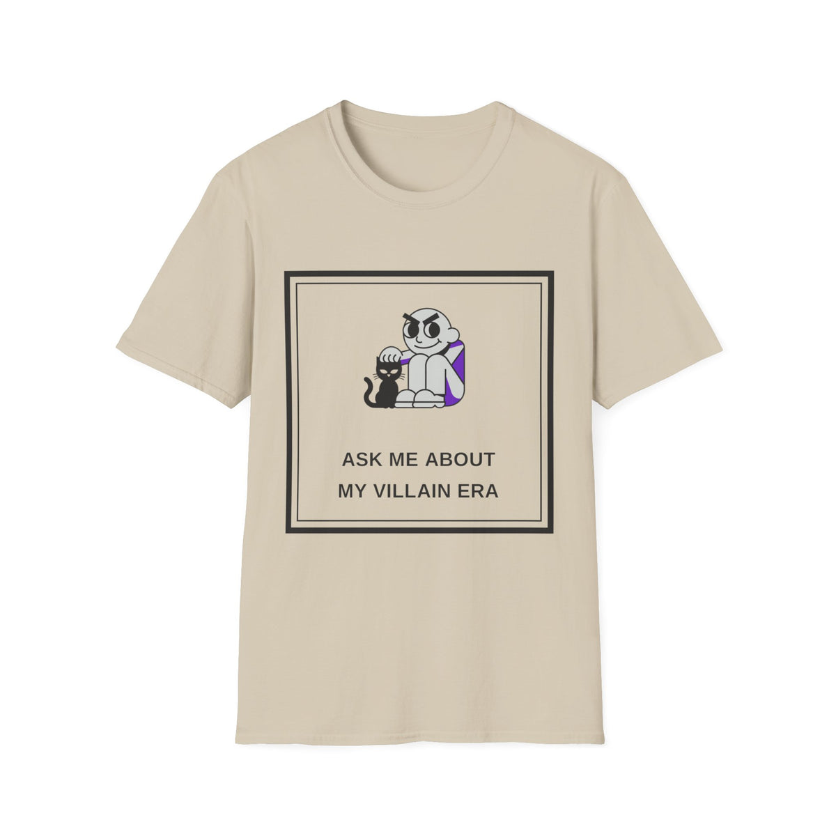 T-Shirt — "Ask Me About My Villain Era" Graphic Tee (Cute Villain Skull Design) - Trending Now - August 2026