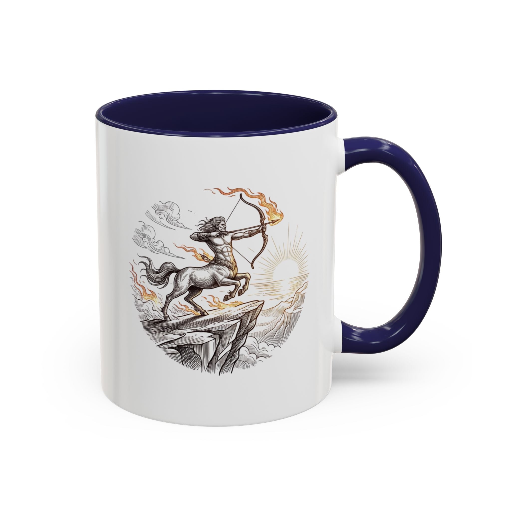 Centaur Archer Coffee Mug — Mythic Sagittarius Design Accent Mug