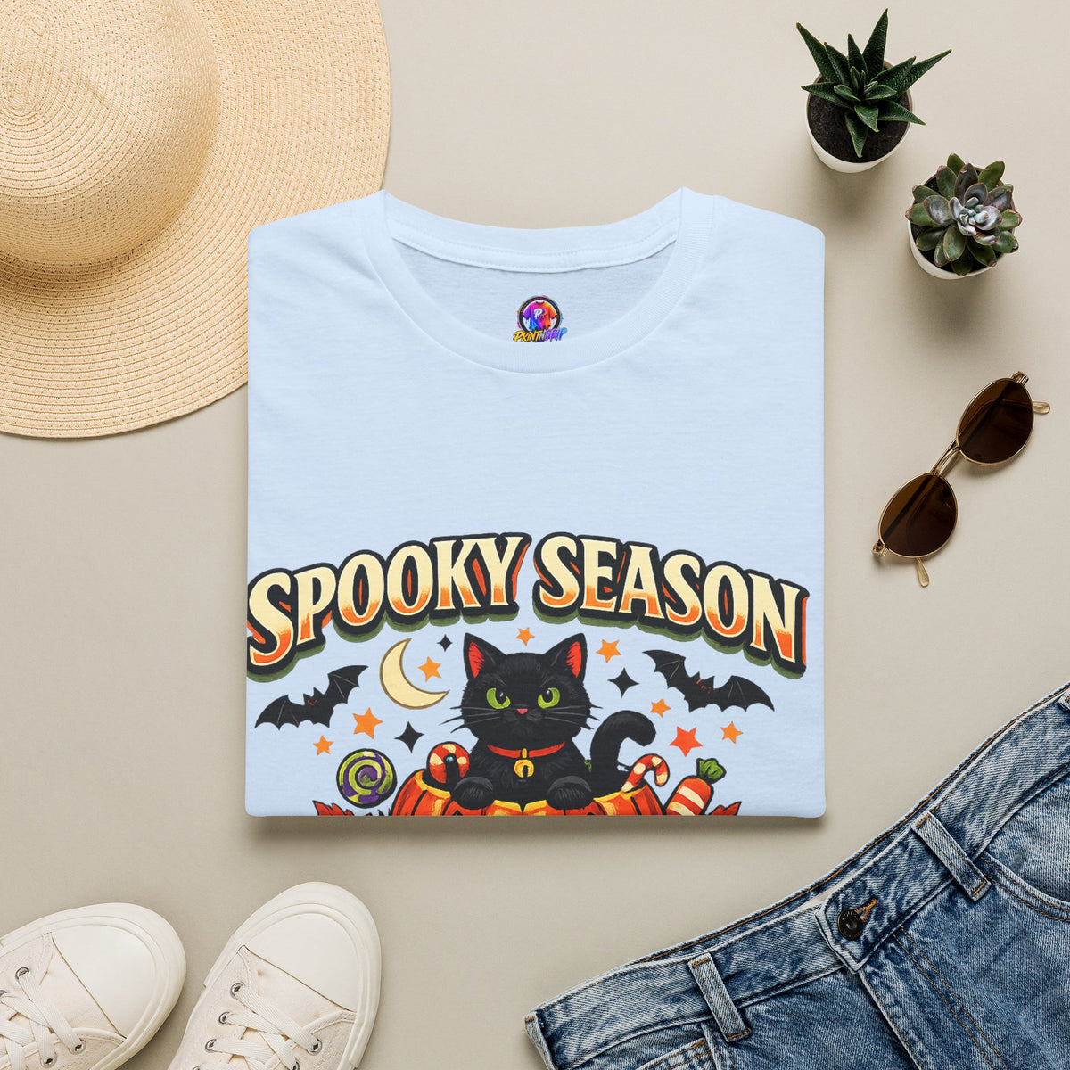 Halloween Spooky Season Unisex Softstyle T-Shirt