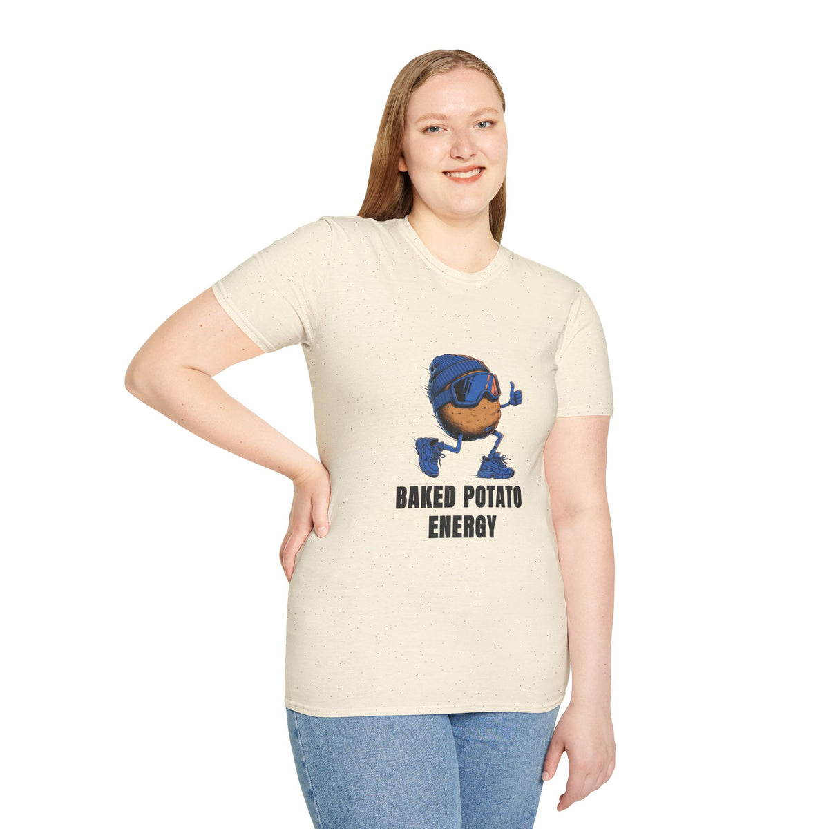 Baked Potato Energy T-Shirt — Cute Thumbs-Up Potato Graphic Tee - Trending Now - August 2026