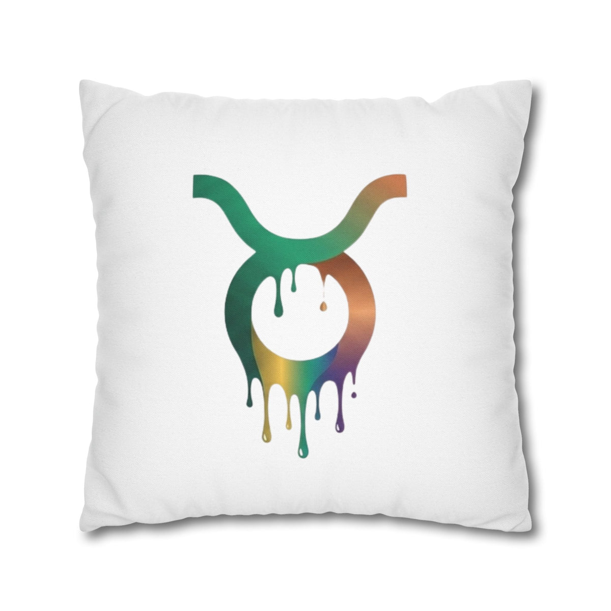 Taurus Drip Decorative Pillowcase — Zodiac Throw Pillow Cover