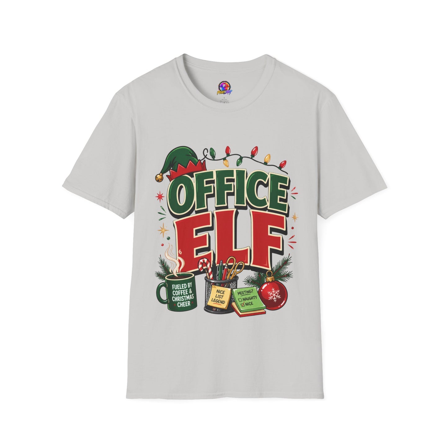 Office Elf T-Shirt — Funny Christmas Work Holiday Tee