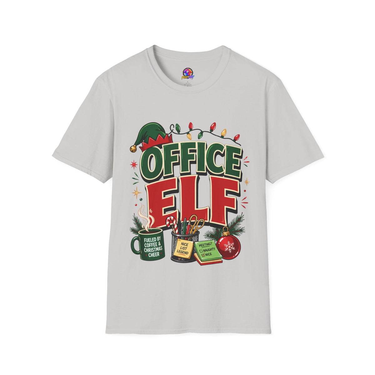 Office Elf T-Shirt — Funny Christmas Work Holiday Tee