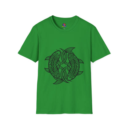 T-Shirt — Intricate Tribal Turtle Line Art Graphic Tee