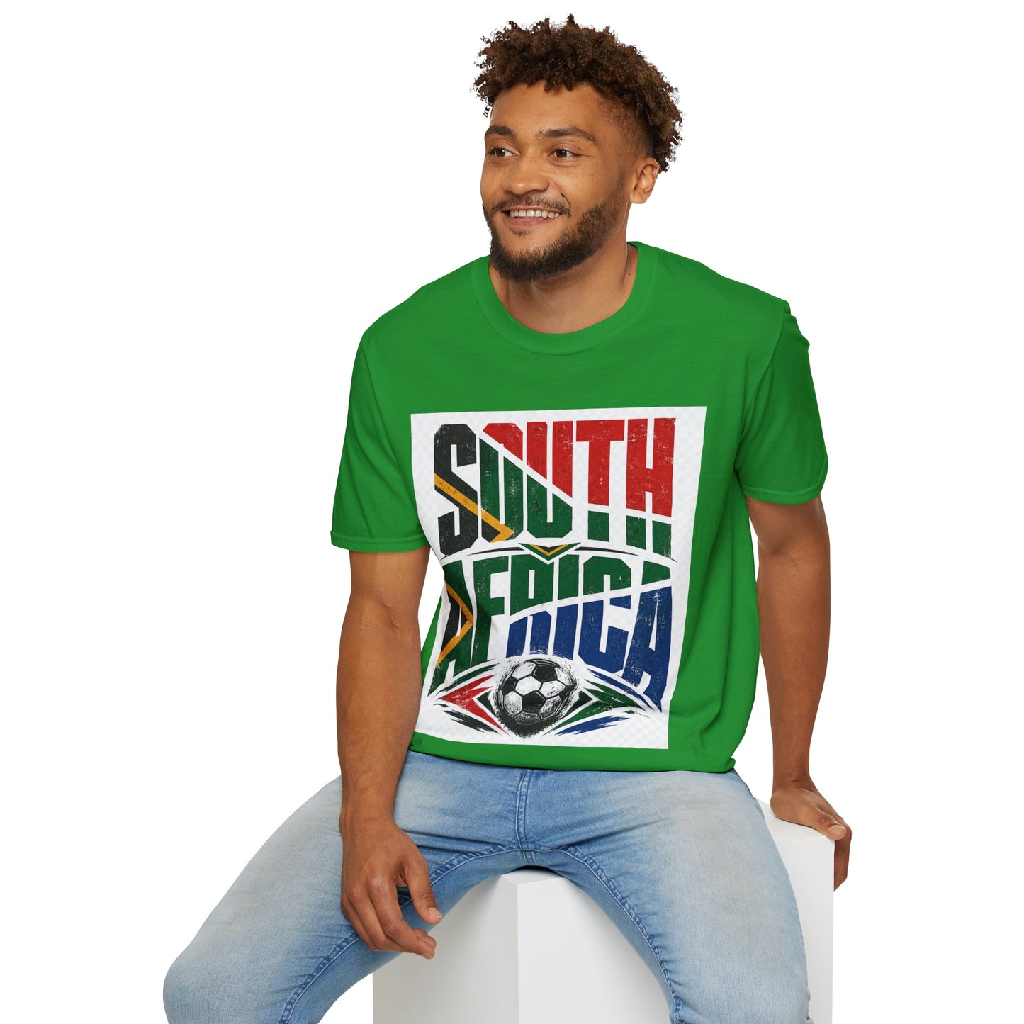 South Africa Soccer T-Shirt — Vintage Flag Football Fan Tee