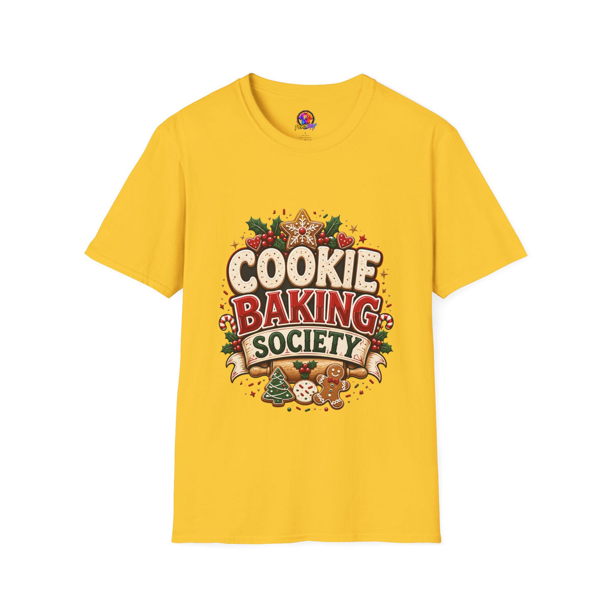Cookie Baking Society T-Shirt — Holiday Baking Graphic Tee