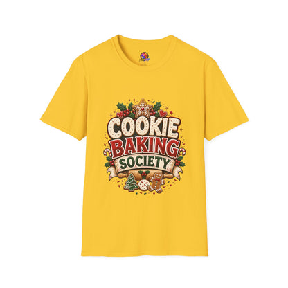 Cookie Baking Society T-Shirt — Holiday Baking Graphic Tee