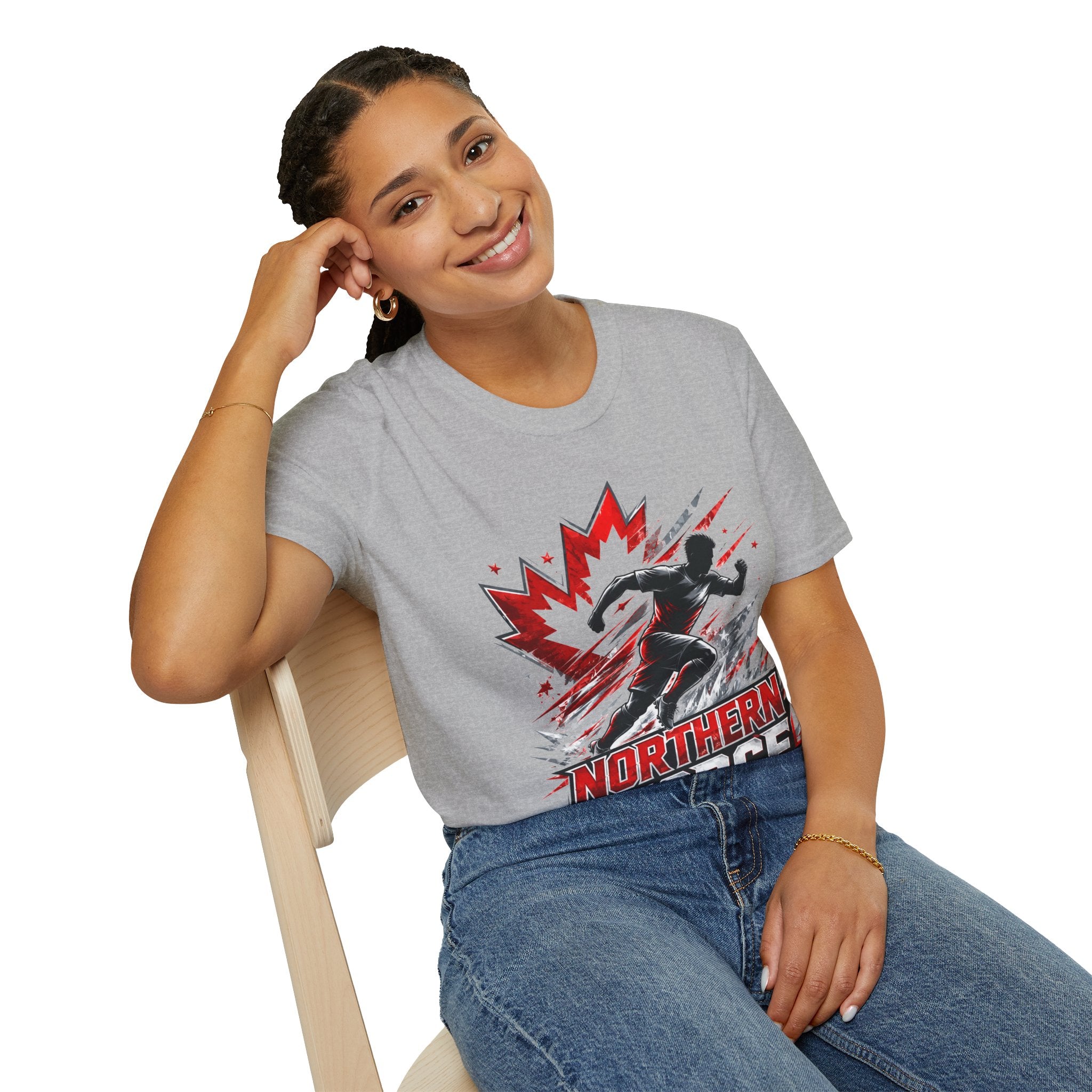 Canada Northern Force Running T‑Shirt — Canada Maple Runner Athletic Tee