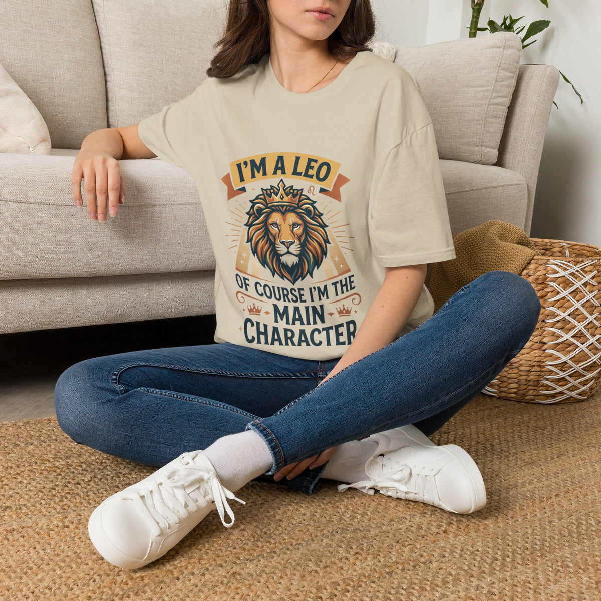I’m a Leo Lion Zodiac T-Shirt — 'Of Course I’m the Main Character' Horoscope Tee