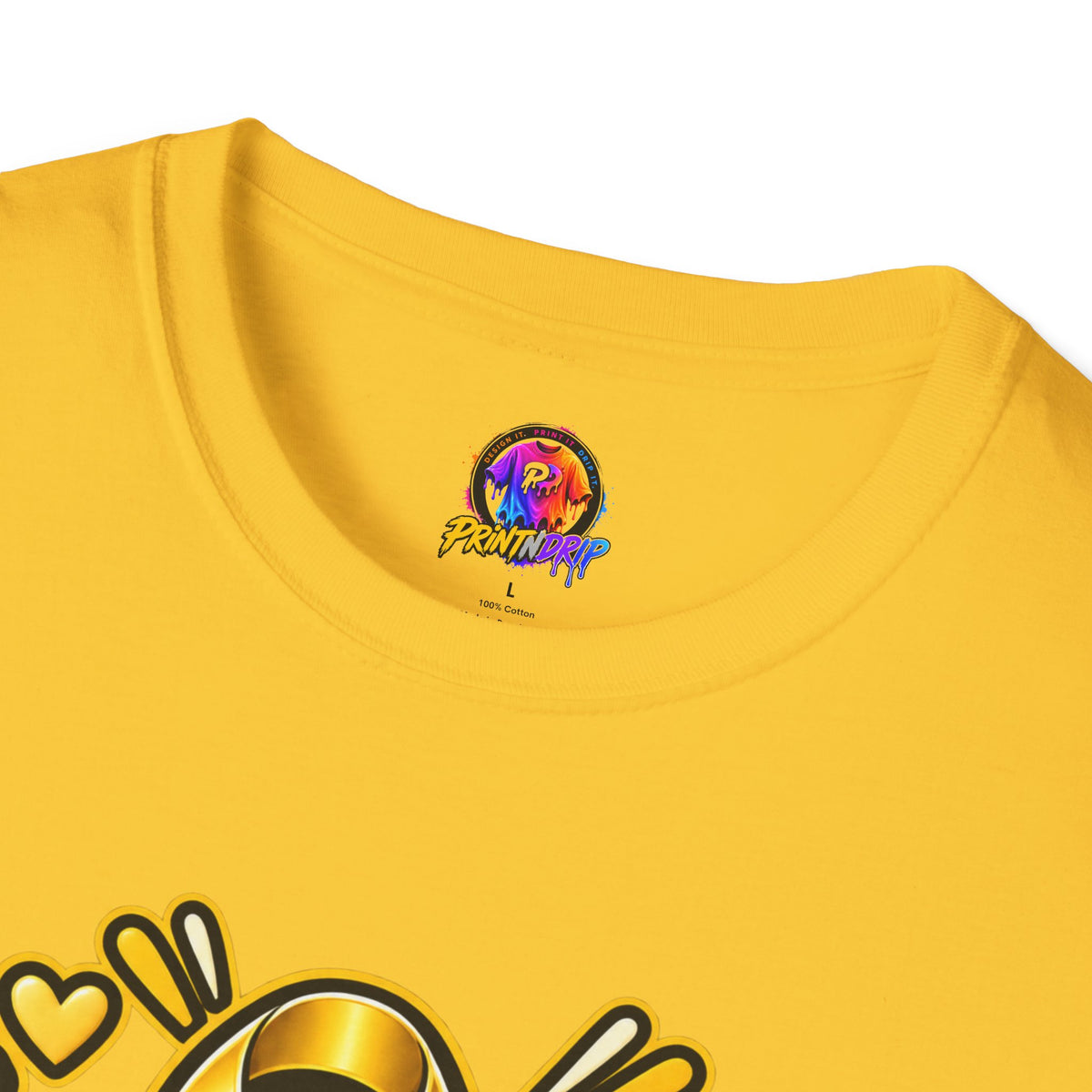 Childhood Cancer Awareness T-Shirt — "Love for the Little Warriors" Yellow Ribbon